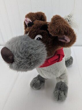 Vintage Oliver & Company Dodger Dog Plush Bendable 12" Stuffed Animal Poseable